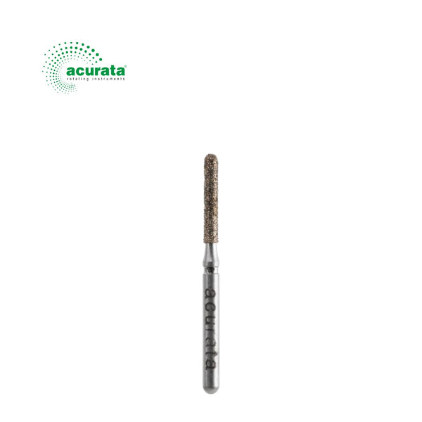 Freză diamantată cilindrică, granulație dubla, diametru 1.4 mm image 0