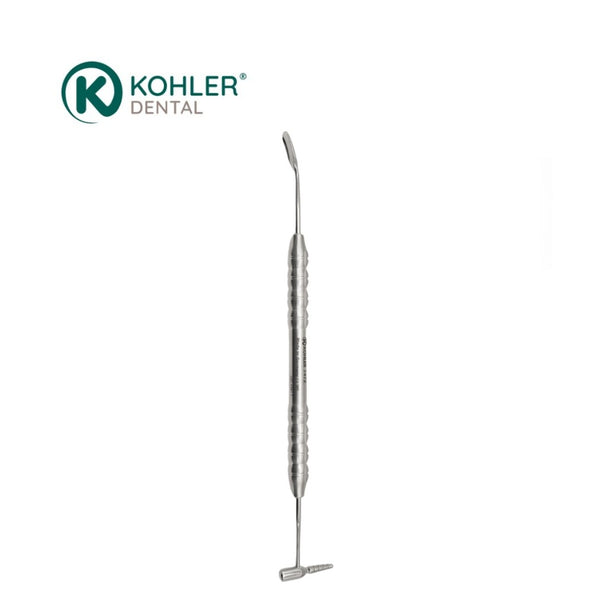 Condensator osos drept cu linguriță pentru material osos, gradat 3–5–7–9 mm – Kohler Dental (7472) image 0