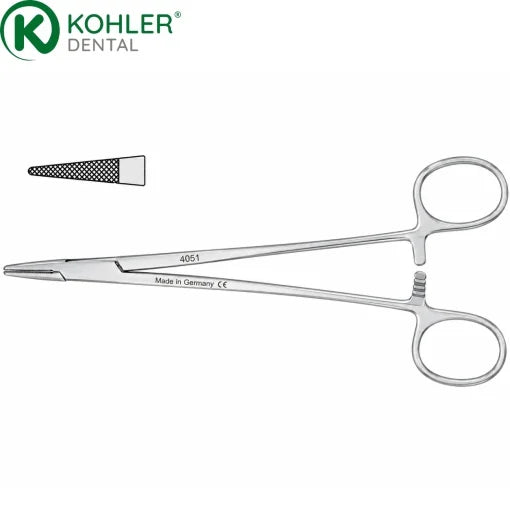 4051 – Port-ac CRILE-WOOD, 15 cm, pentru suturi 3/0 – 4/0 – KOHLER Dental