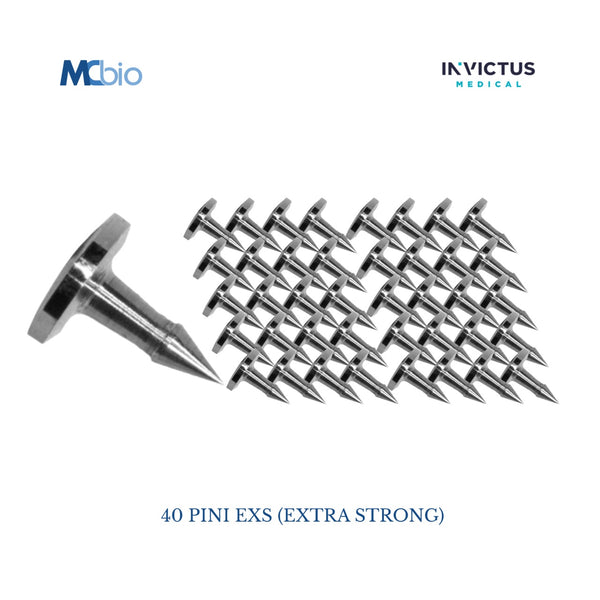 Pini MC Bio Surgery EXS – Extra Strong pentru fixarea membranelor în regenerare osoasă ghidată (GBR), Ø2.5 mm, 3 mm (40buc) image 0