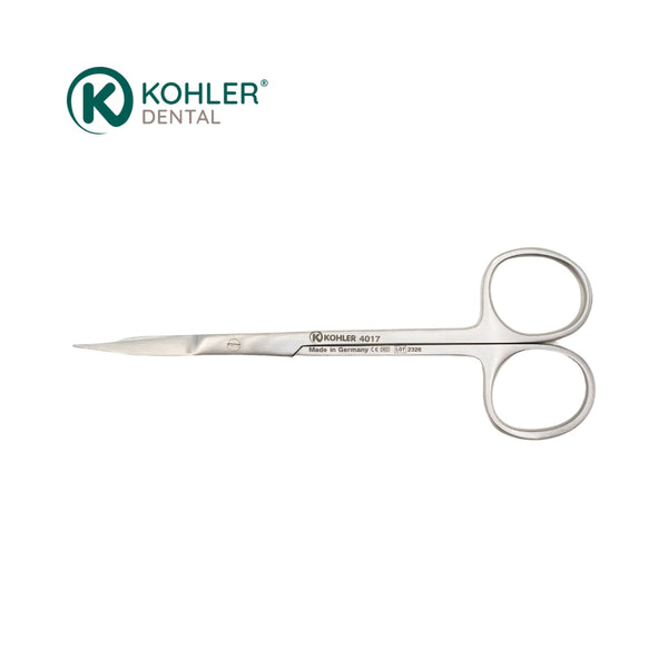 4017 – Foarfece angulată pentru țesut și mucoasă GOLDMAN-FOX, 12,5 cm – Kohler Dental image 0