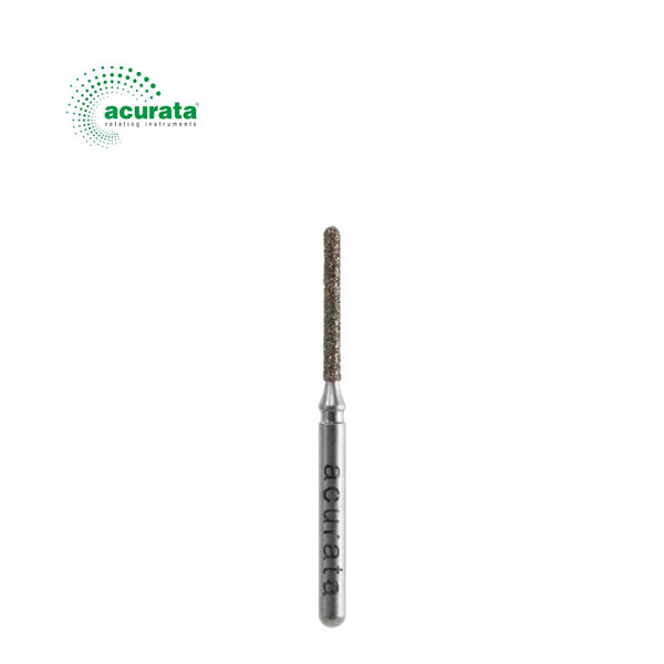 Freză diamantată cilindrică, granulație verde, diametru 1.0 mm image 0