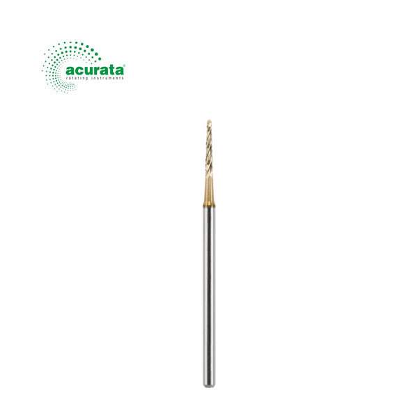 Freză de os tip Lindemann, pentru piesa dreaptă, acoperită cu zirconiu, diametru 2.1 mm - Acurata image 0