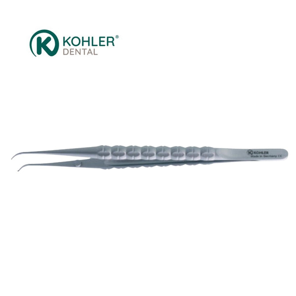 7688 – Micro-pensă cu cioc, curbată, 0,8 mm, lungime 15 cm – KOHLER Dental image 0