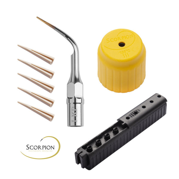 Kit Scorpion CLiP & Insert-i pentru KAVO PiezoLux / SonoSoft / Mectron – Anse Ultrasonice Premium pentru Igienă Profesională și Implanturi image 0