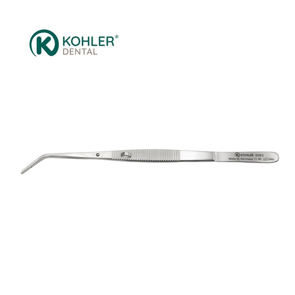 4093 - Pensa endodontică, maner cu striatii, mecanism de blocare - 15 cm - KOHLER Dental image 0
