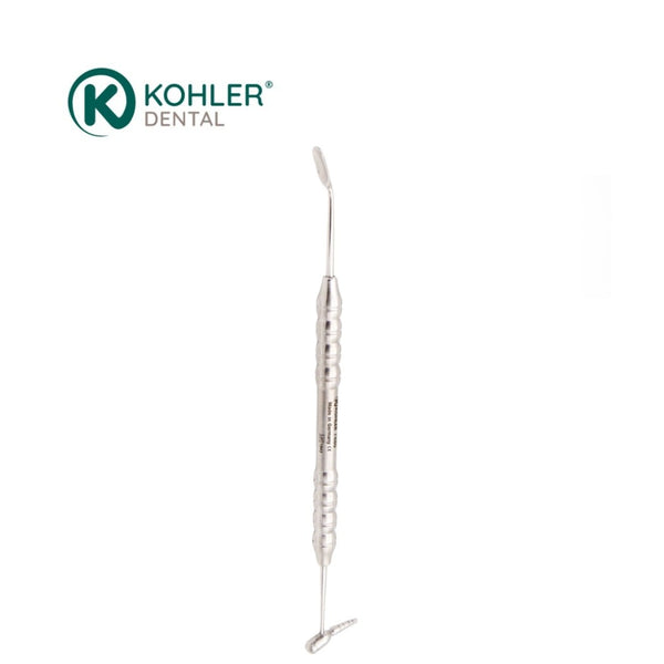 Aplicator și condensator pentru material osos cu oprire de siguranță, angulat, gradat – Kohler Dental (7480) image 0