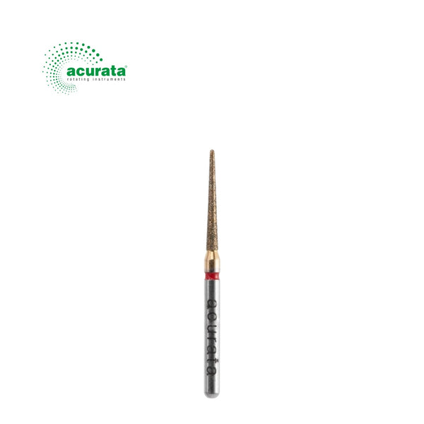 Freză diamantată pentru prepararea cavităților, diametru 1,2 mm - ACURATA image 0