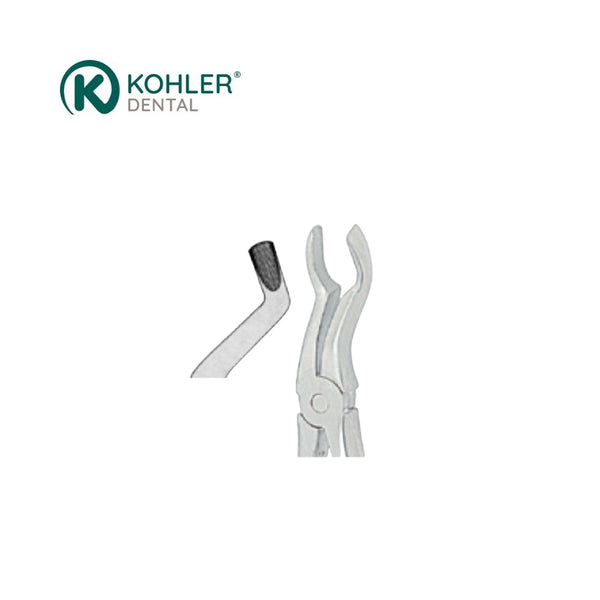 2099 - Cleste extractie molari de minte superiori cu maner anatomic și cioc antiderapant - KOHLER Dental image 0