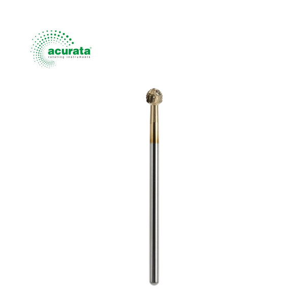 Freză chirurgicală sferică, pentru piesa dreapta, acoperită cu zirconiu, diametru 4,0 mm - Acurata image 0