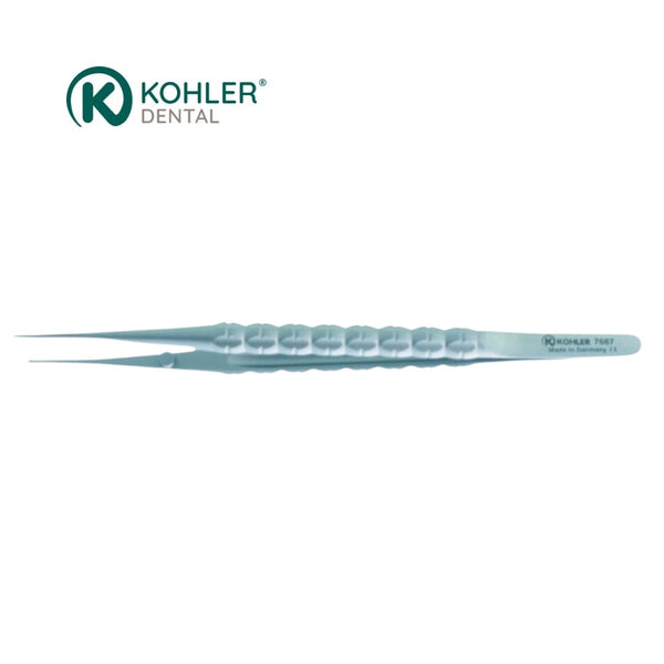 7687 – Micro-pensă cu cioc, dreaptă, 0,8 mm, lungime 15 cm – KOHLER Dental image 0