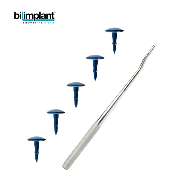 PACHET DE TESTARE - Pini pentru fixarea membranelor (5 buc) + Instrument de inserare a pinilor image 0