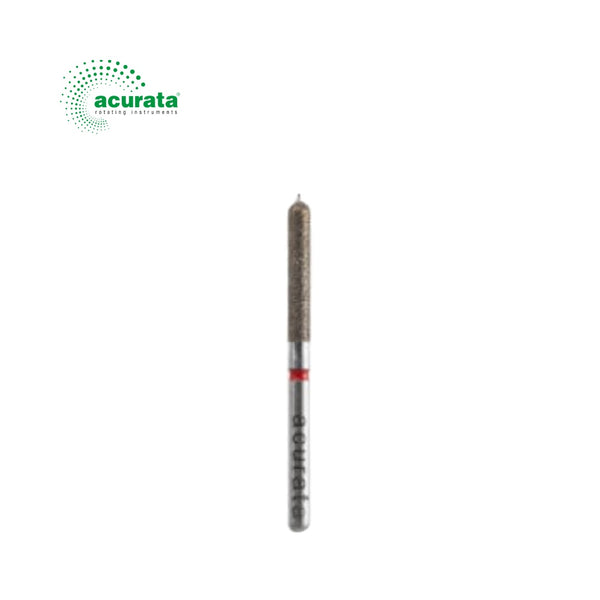 Freză diamantată cu vârf de ghidare, diametru 1,6 mm, granulație fină - Acurata image 0