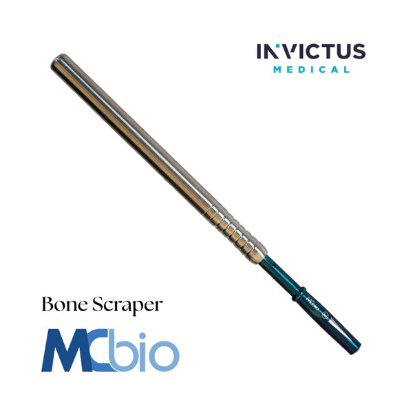 Bone Scraper Drept MC Bio Surgery cu Mâner C + Lame M(Ø6mm) / XL(Ø8mm) - Recoltare Os Autolog