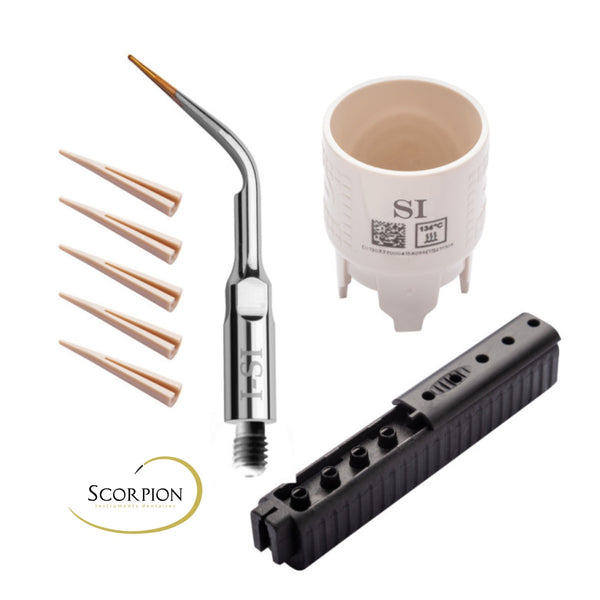 Kit Scorpion CLiP & Insert-i pentru Sirona SiroSonic – Anse Ultrasonice Premium pentru Igienă Profesională și Implanturi image 0
