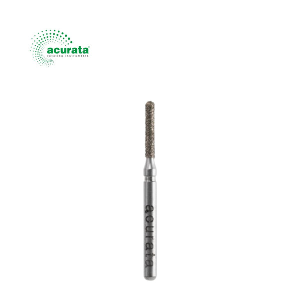 Freză diamantată cilindrică, granulație verde, diametru 1.2 mm image 0