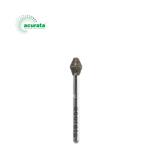 Freză diamantată, con dublu, granulație verde, diametru 3.33mm image 0