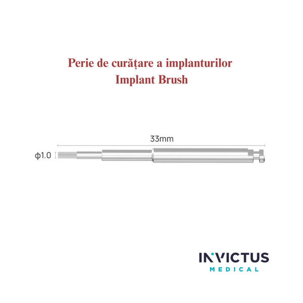 Titanium Brush pentru Implanturi Dentare – Perie pentru Decontaminare în Tratamentul Peri-implantitei image 0