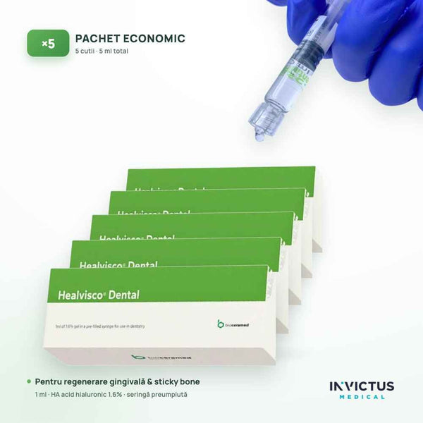 Pachet ECONOMIC 5 x HEALVISCO DENTAL