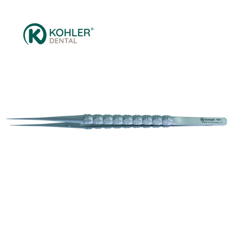 7679 – Micro-pensă anatomică dreaptă, 0,5 mm, lungime 15 cm – KOHLER Dental