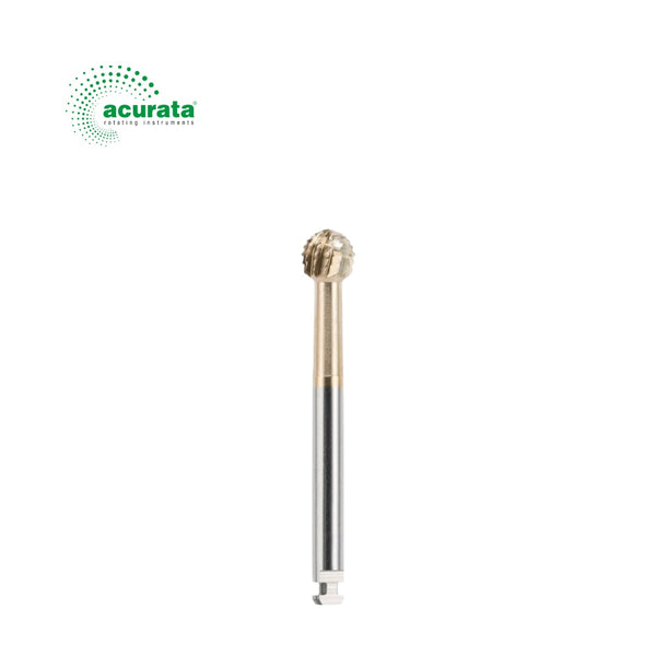 Freză chirurgicală din carbură de tungsten, acoperită cu zirconiu, diametru 4 mm - cross-cut, Acurata image 0