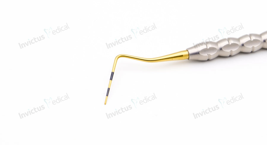 3196 - Sonda parodontala TRINOVO CP 12, vârf de lucru din TITAN și ZrN - KOHLER Dental - imaginea 3