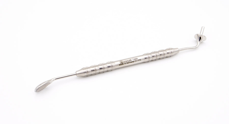 Aplicator și condensator pentru material osos cu oprire de siguranță, Ø 3 mm, 15 × 10 mm – Kohler Dental (7454) - imaginea 2