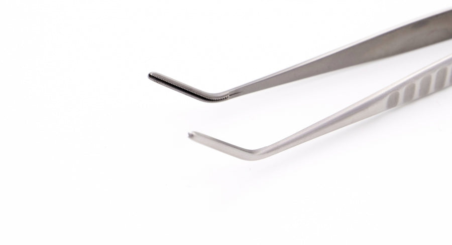 5655 – Pensa chirurgicală DE BAKEY, angulată, 16 cm, vârf 1,5 mm – KOHLER Dental - imaginea 3