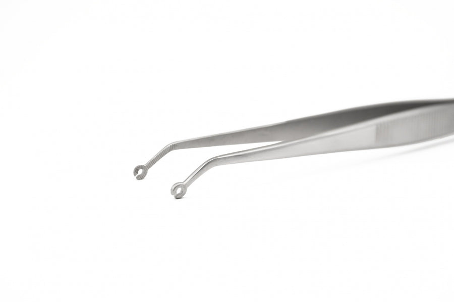 6397 – Pensă chirurgicală pentru sutură, angulată, Ø 1,6 mm, 16 cm – KOHLER Dental - imaginea 2