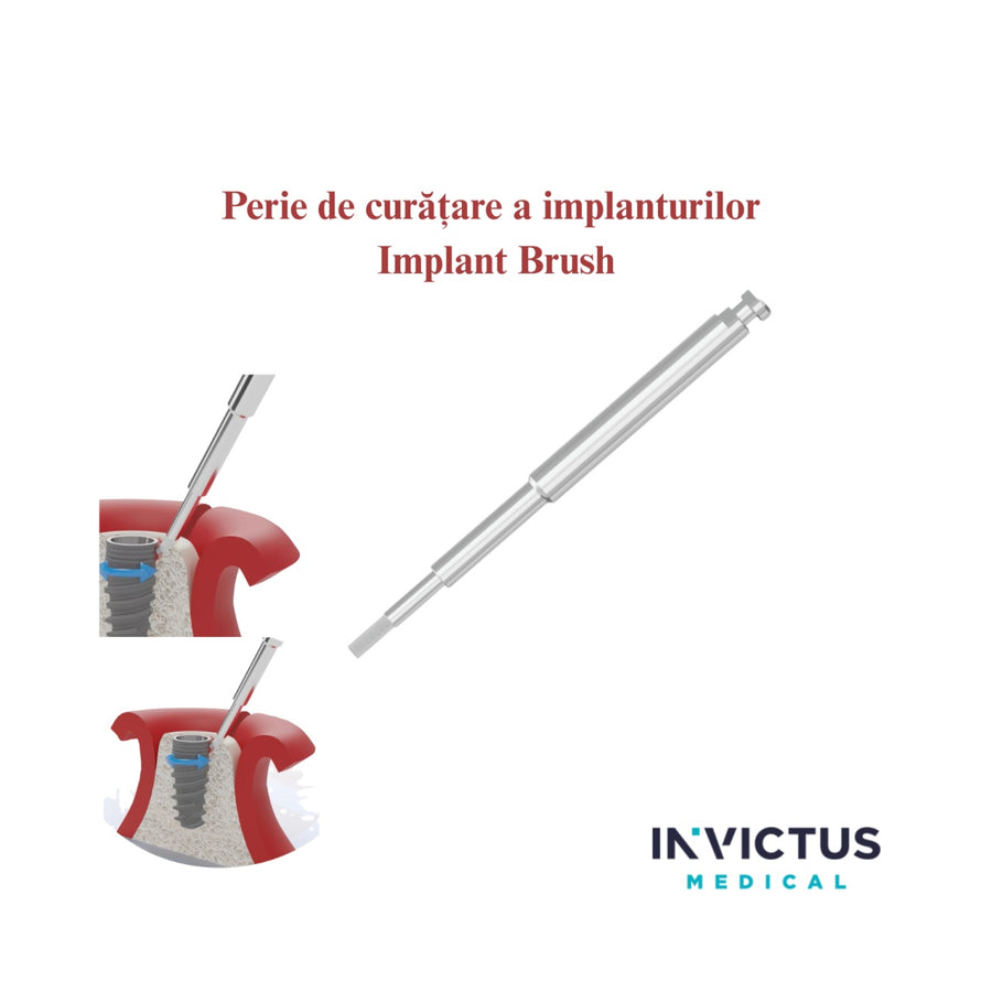 Titanium Brush pentru Implanturi Dentare – Perie pentru Decontaminare în Tratamentul Peri-implantitei - imaginea 2