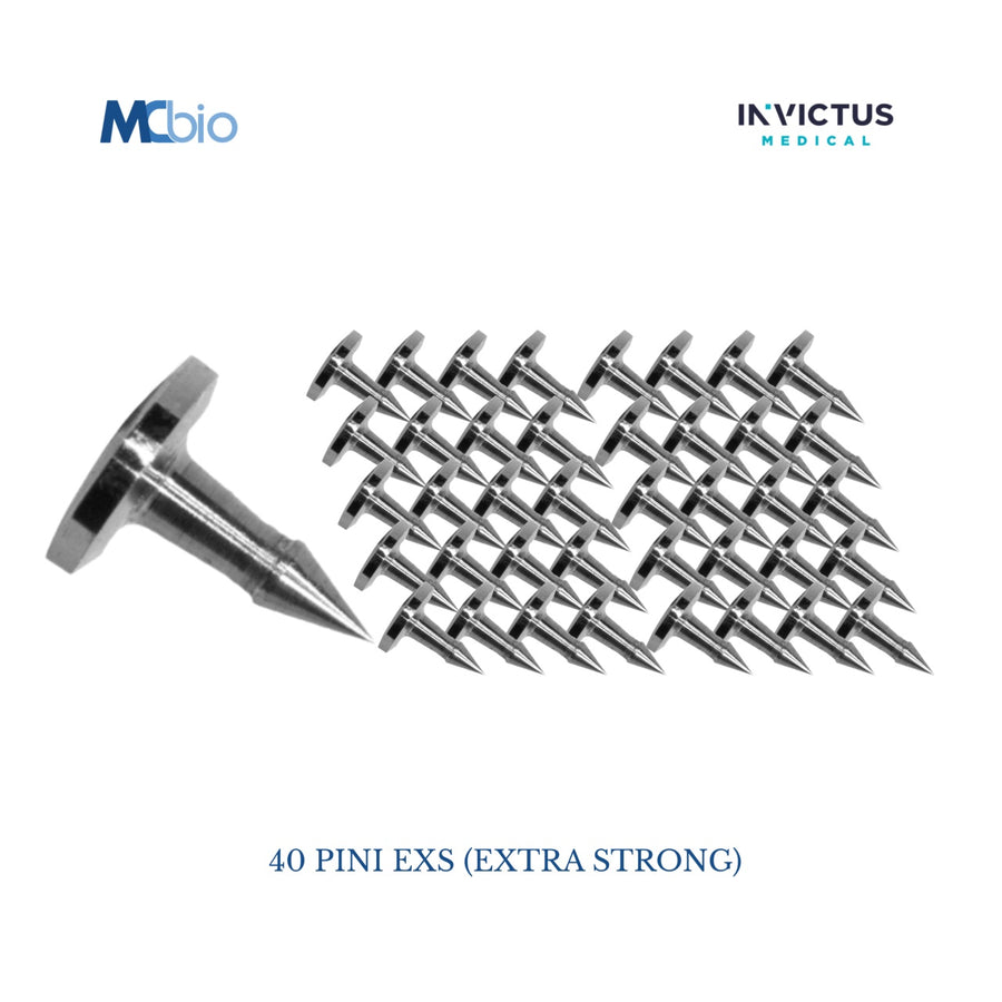 Pini MC Bio Surgery EXS – Extra Strong pentru fixarea membranelor în regenerare osoasă ghidată (GBR), Ø2.5 mm, 3 mm (40buc)