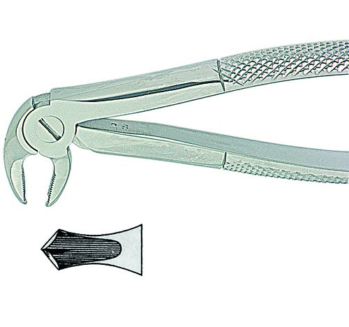 1018 - Cleste extractii molari inferiori - Model Englez - KOHLER Dental - imaginea 2