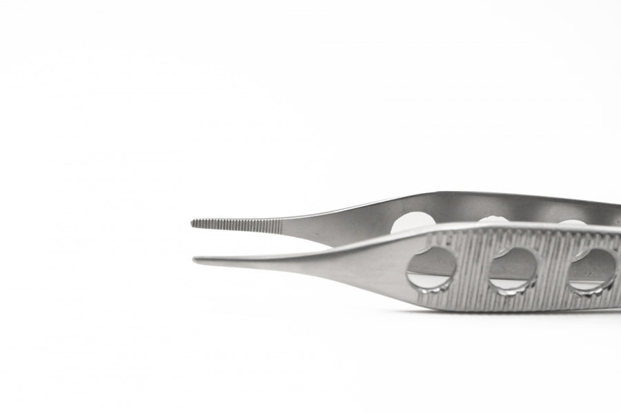 6139 – Pensă Micro-Adson dreaptă, zimțată, extra fină, pentru țesut – KOHLER Dental - imaginea 2