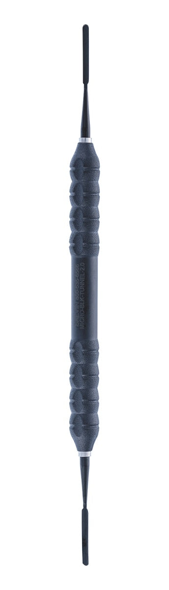 8691 - Tunneling instrument, 2.0 mm, str.+cvd. DLC coated, TRINOVO PEEK black, KOHLER Dental - imaginea 2