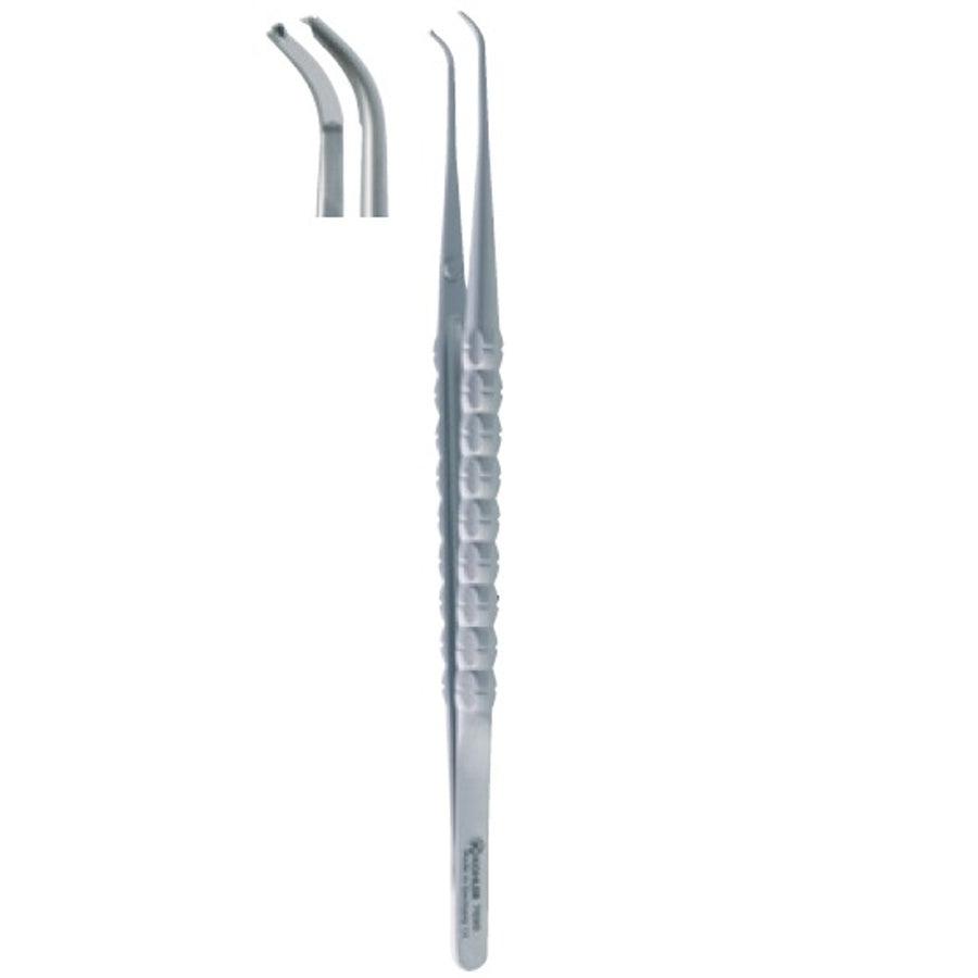 7690 – Micro-pensă cu cioc, curbată, 0,8 mm, TRINOVO, 17,5 cm – KOHLER Dental - imaginea 2