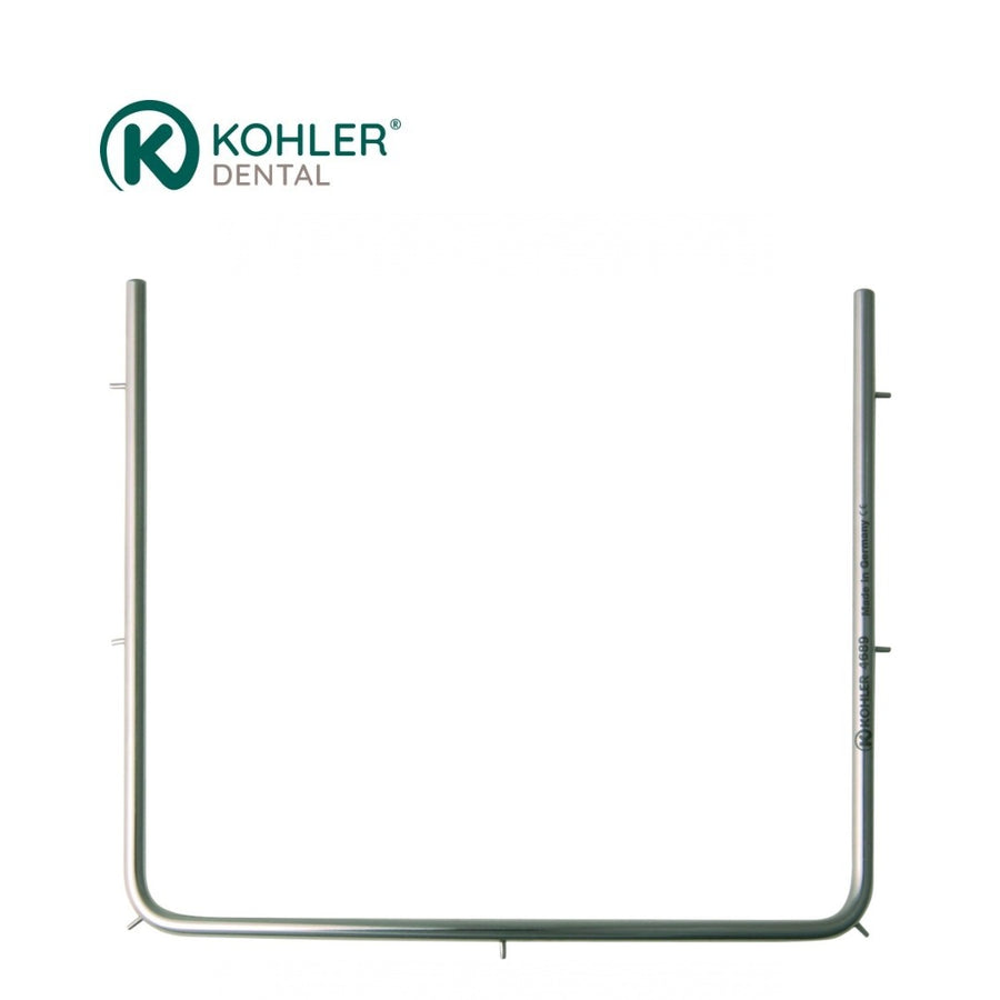 4689 – Ramă Digă Stomatologică, Inox, 11 × 9.5 cm - KOHLER Dental