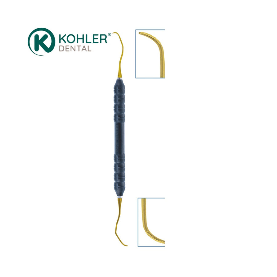 3312 – Instrument Impla-Safe pentru îndepărtarea cimentului – cu vârf din titan și margini micro-serate - KOHLER DENTAL