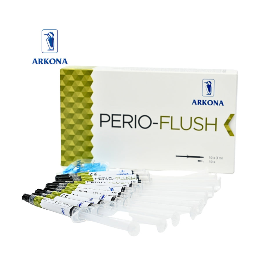 Perio-Flush Kit ( 10 × 3 ml ) – Soluție profesională pentru irigarea pungilor parodontale - ARKONA - imaginea 2
