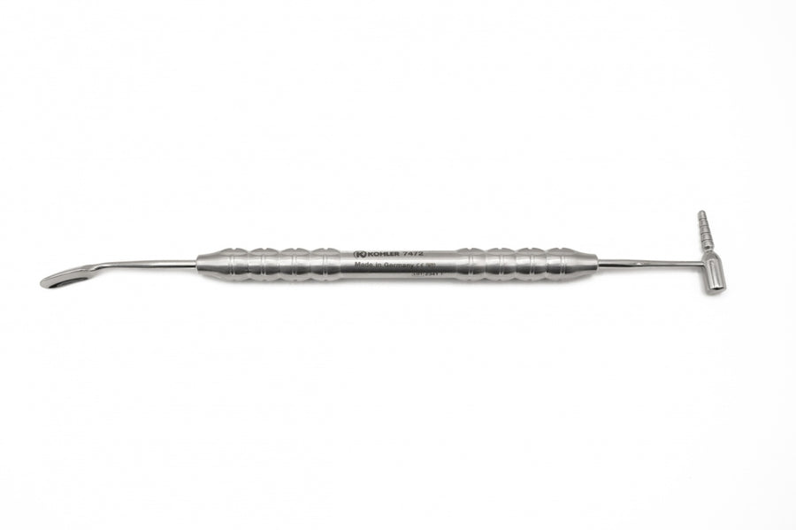 Condensator osos drept cu linguriță pentru material osos, gradat 3–5–7–9 mm – Kohler Dental (7472) - imaginea 2