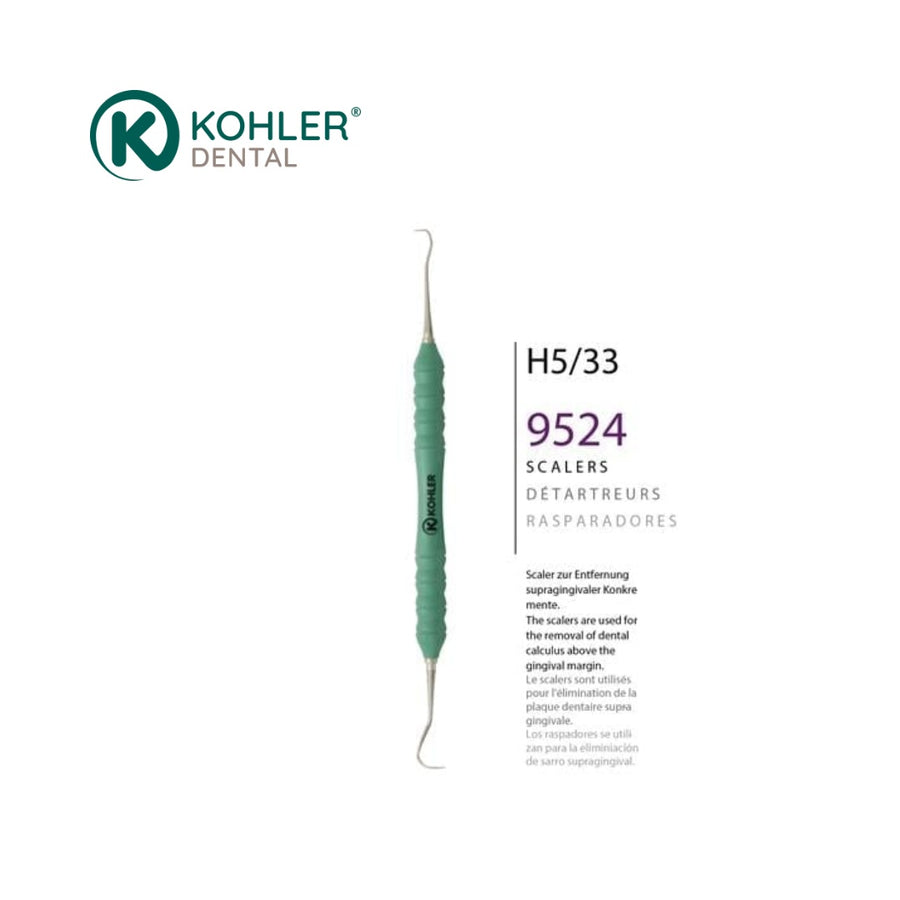 9524 – Instrument pentru îndepărtarea plăcii dentare H5/33, mâner TRINOVO Peek – KOHLER Dental - imaginea 2