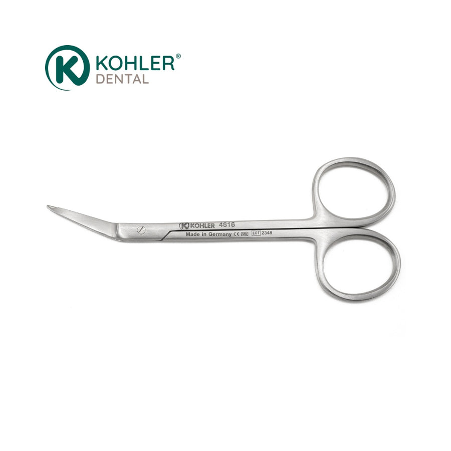 4616 – Foarfecă chirurgicală angulată pentru fire, 11,5 cm – Kohler Dental