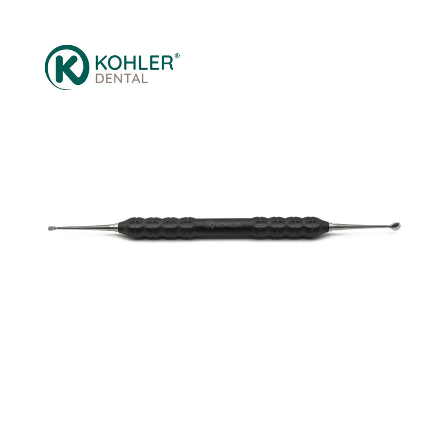 8459 - Excavator (chiuretă) dreaptă pentru îndepărtarea țesutului de granulație, drept, Black - KOHLER Dental - imaginea 4
