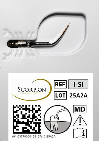 Anse de detartraj, I-SI, Scorpion pentru Sirona SiroSonic – Compatibile cu capacele PEEK CLiP - imaginea 5