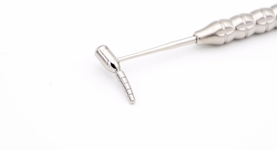 Aplicator și condensator pentru material osos cu oprire de siguranță, angulat, gradat – Kohler Dental (7480) - imaginea 4