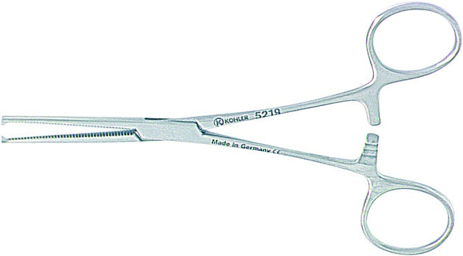 4639 - Pensa hemostatica dreapta, KOCHER - 16 cm - KOHLER - imaginea 2