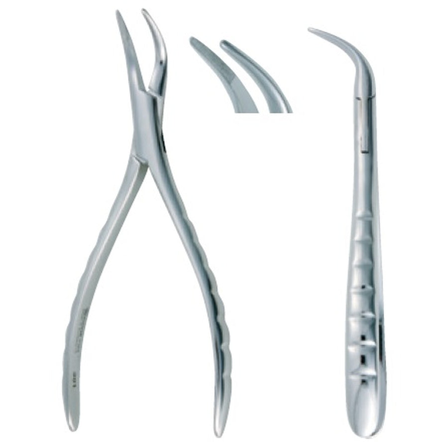 2163 - Cleste pentru radacini, angulat - Model American - KOHLER Dental - imaginea 2