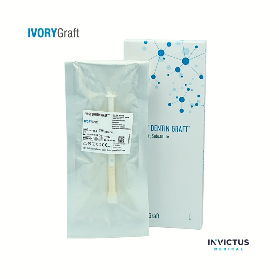 Ivory Dentin Graft – material de adiție din dentină, în seringă (1 g)