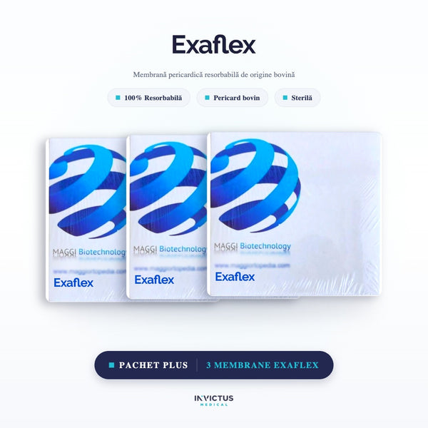 Pachet PLUS 3 x Membrane Resorbabile EXAFLEX